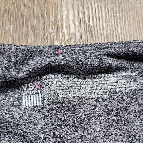 Victoria's Secret VSX Sport Athletic Legging Capri Pants Sz XS Gray - Picture 2 of 3
